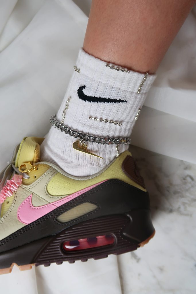 Nike Air Max 90 'Cuban Link' with 