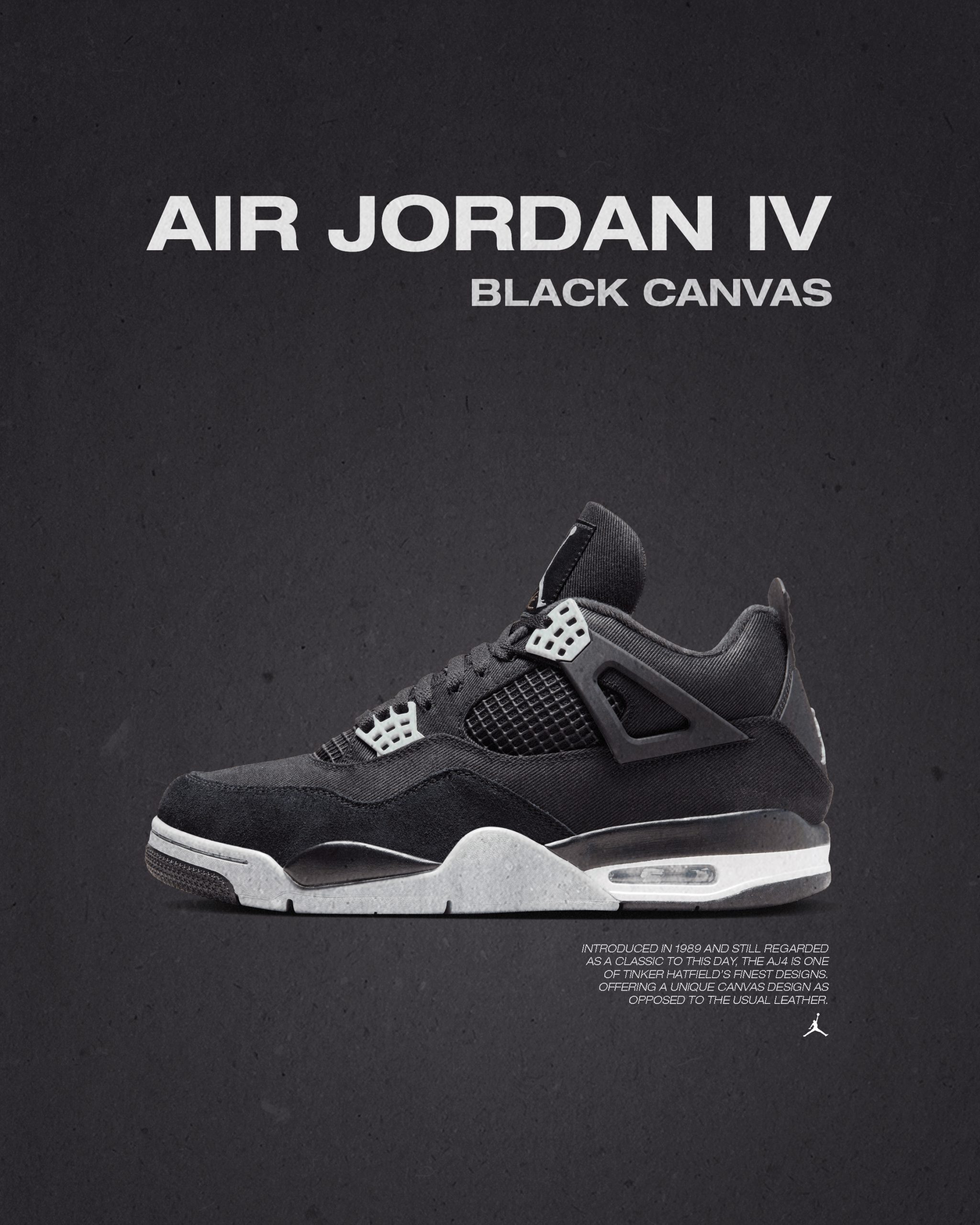 Air Jordan 4 “Black Canvas” box opening - LIVE 